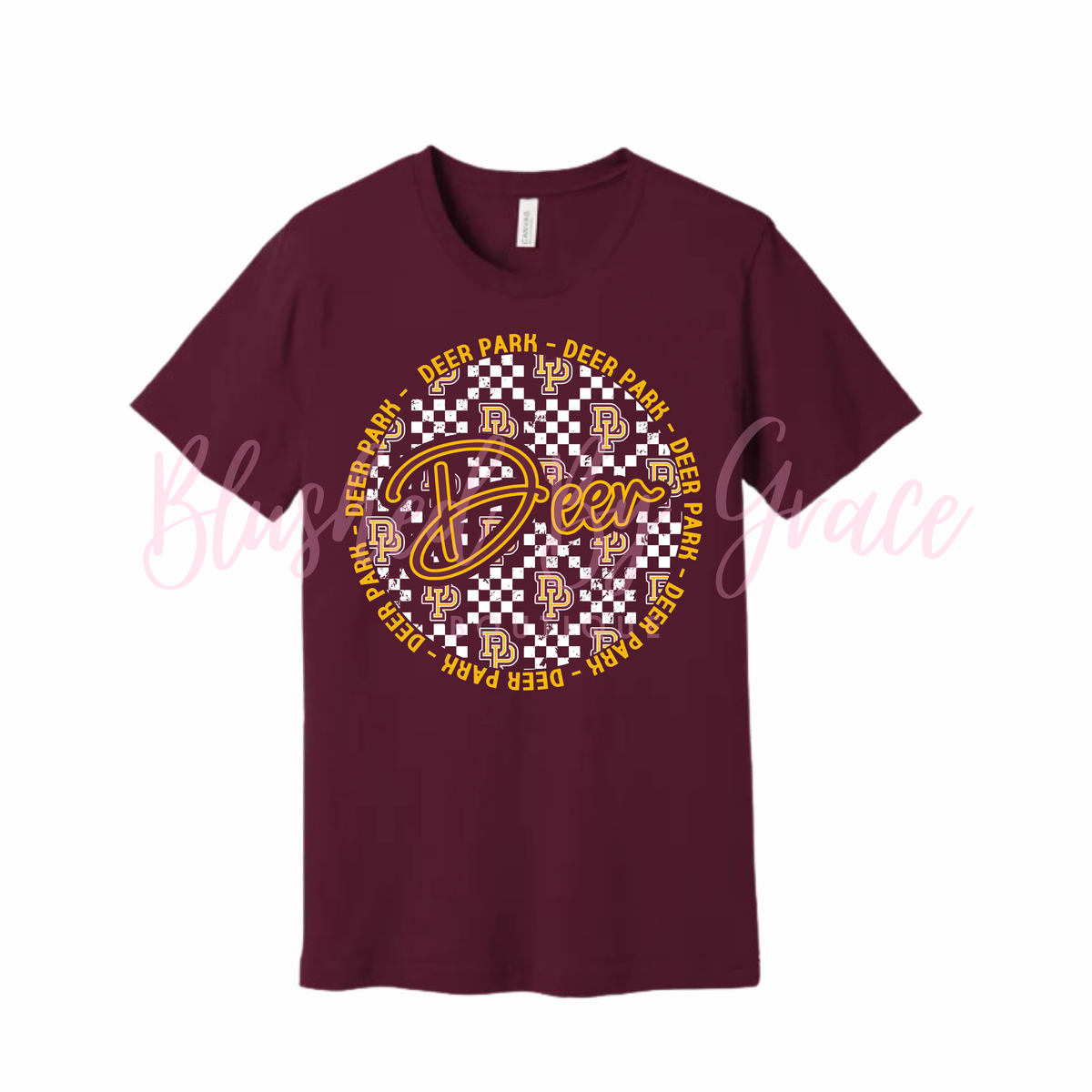 Deer Park School Spirit Maroon Shirt