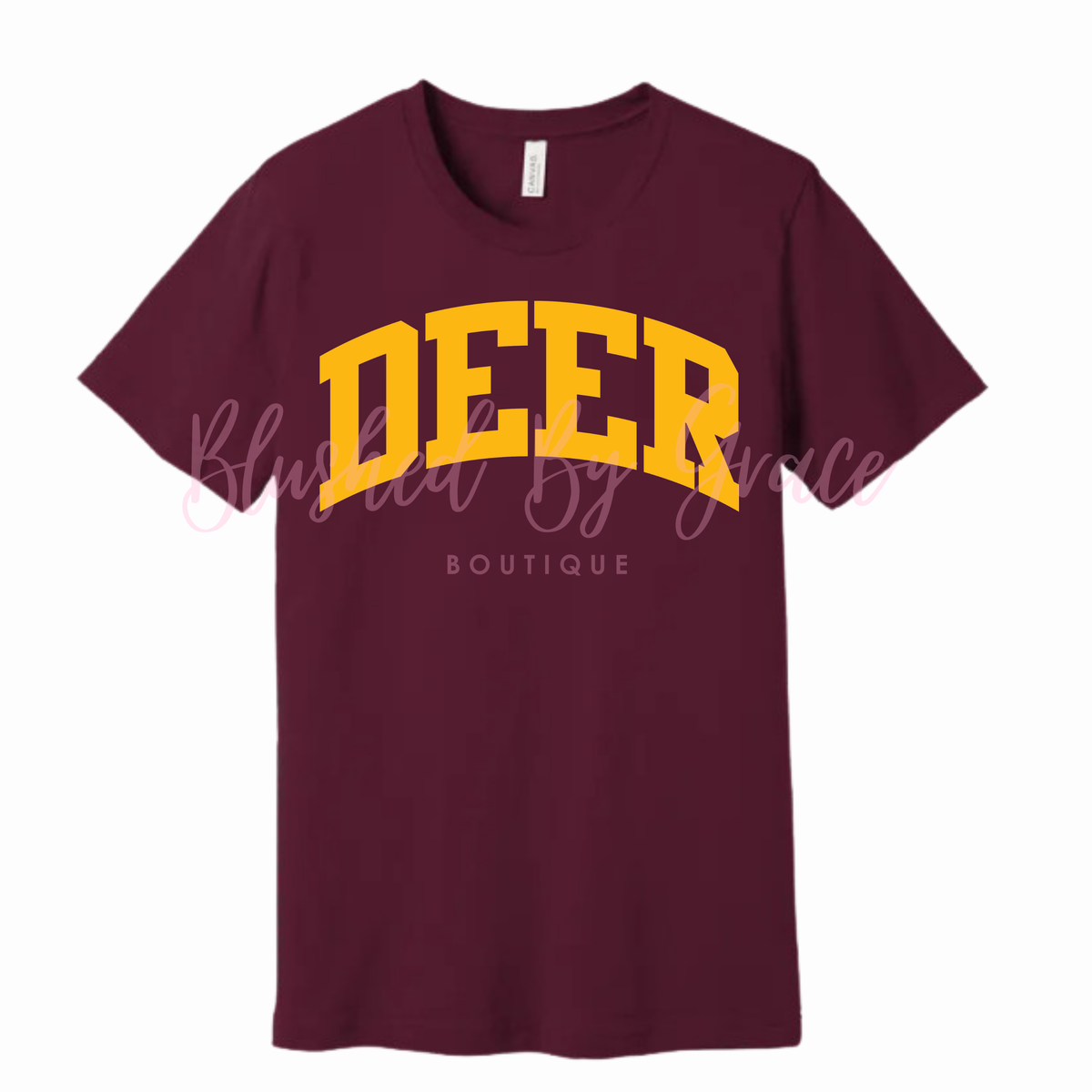 Deer Varsity Maroon Shirt