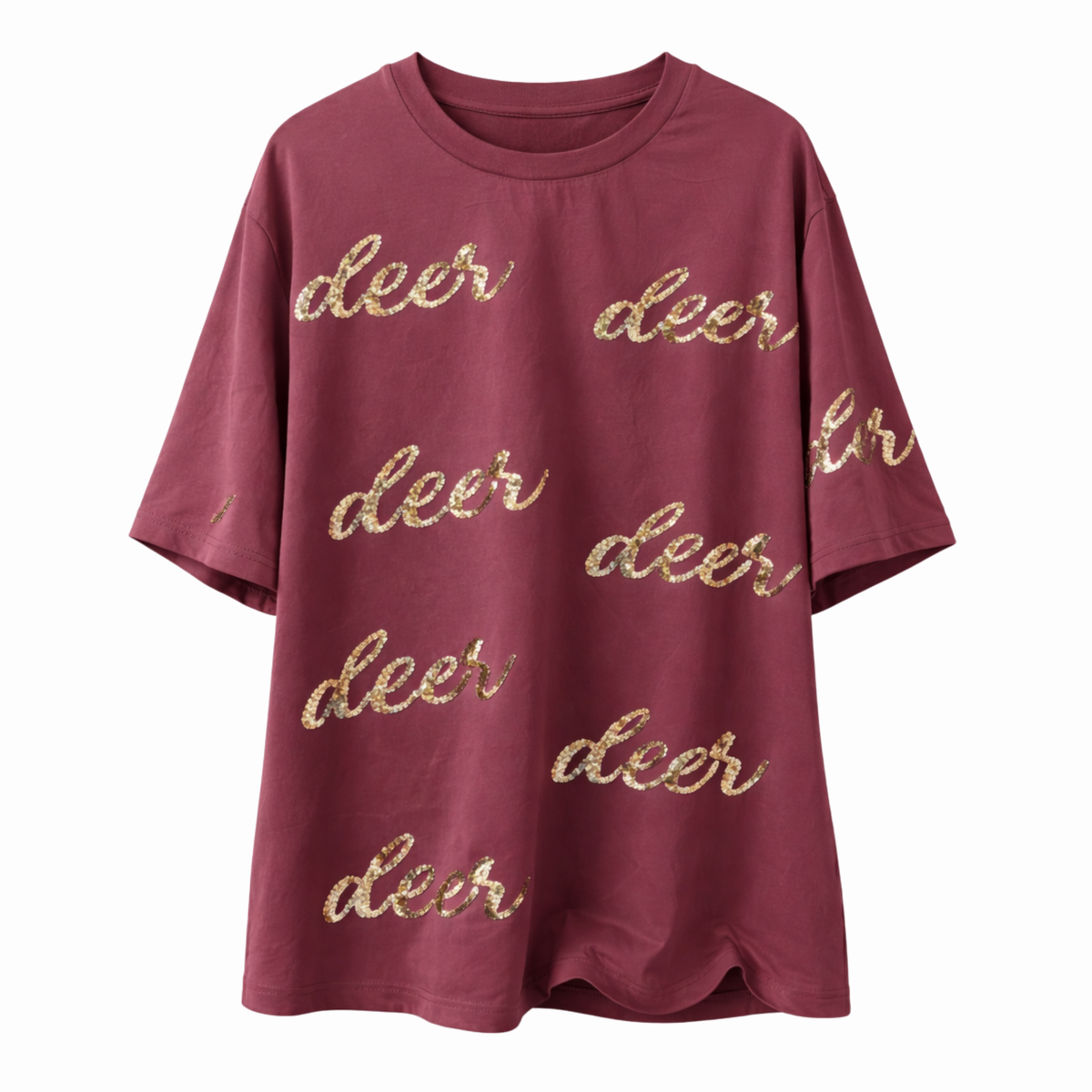 Deer Sequined Shirt