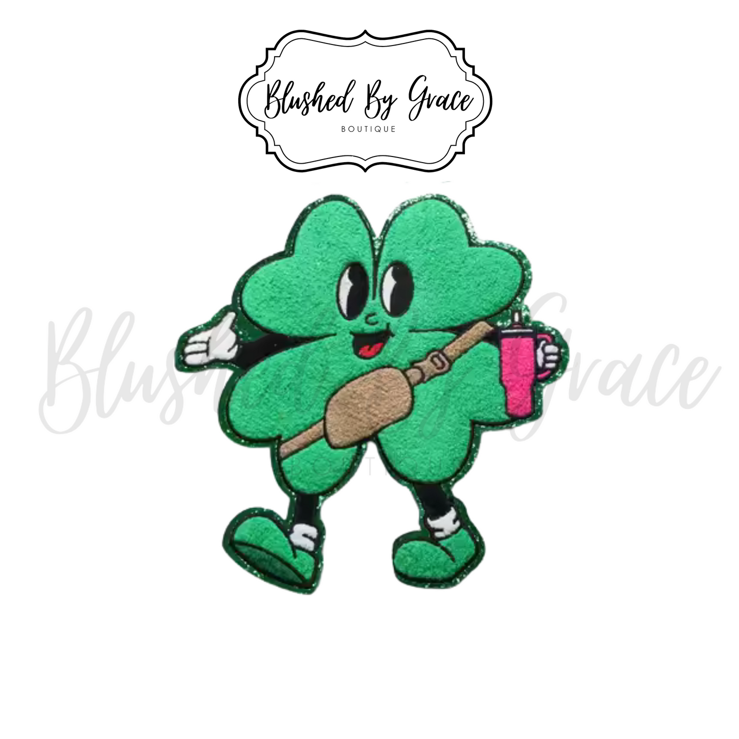 Green Shamrock Lulu Patch
