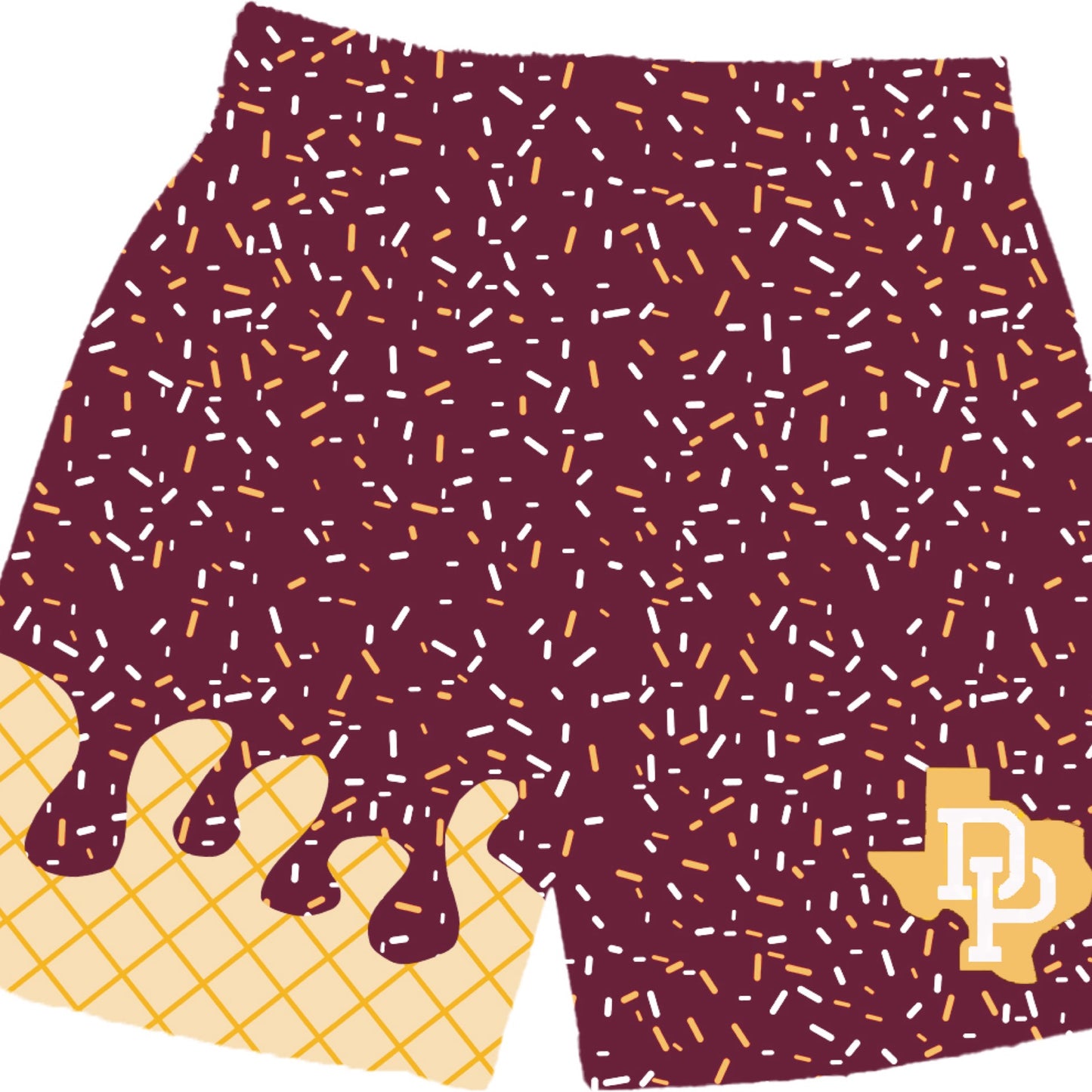 DP Ice Cream Drip Shorts