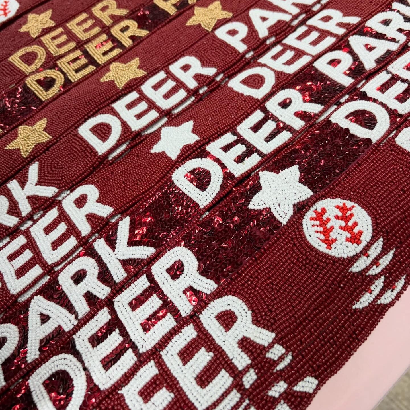 Specialty beaded strap deer park