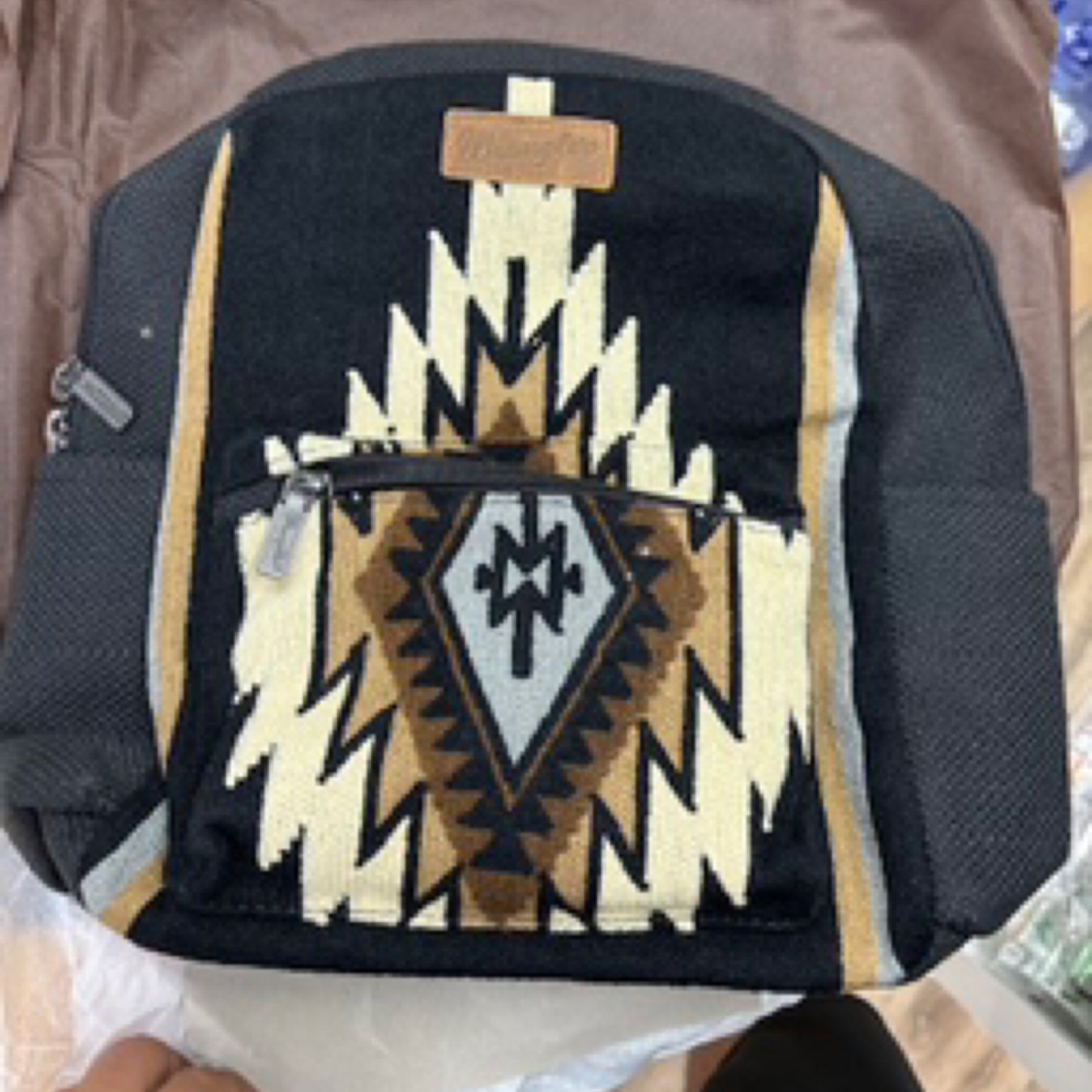 Wrangler Southwestern Knitted Backpack - Black