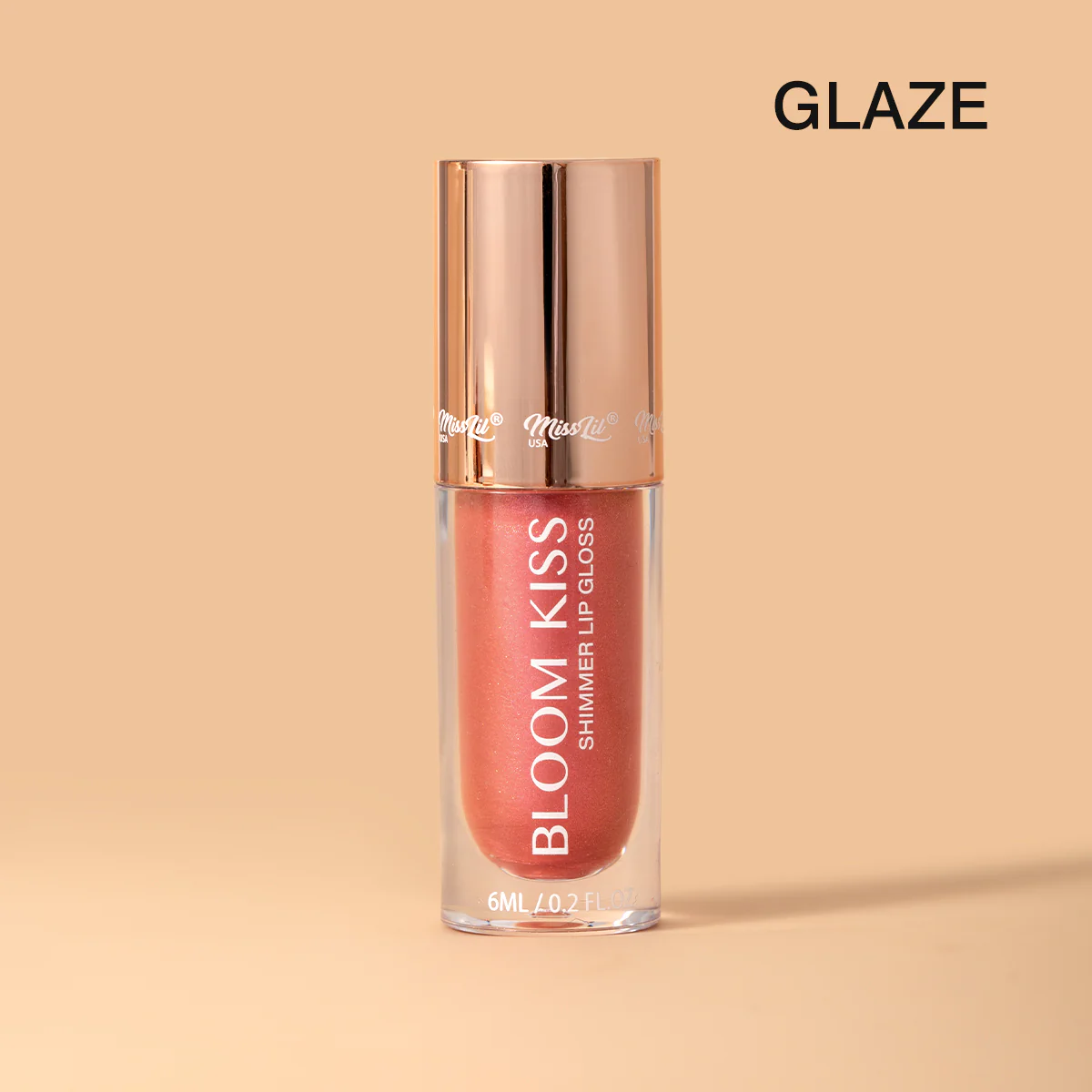 Bloom Kiss shimmer Lip Gloss Glaze