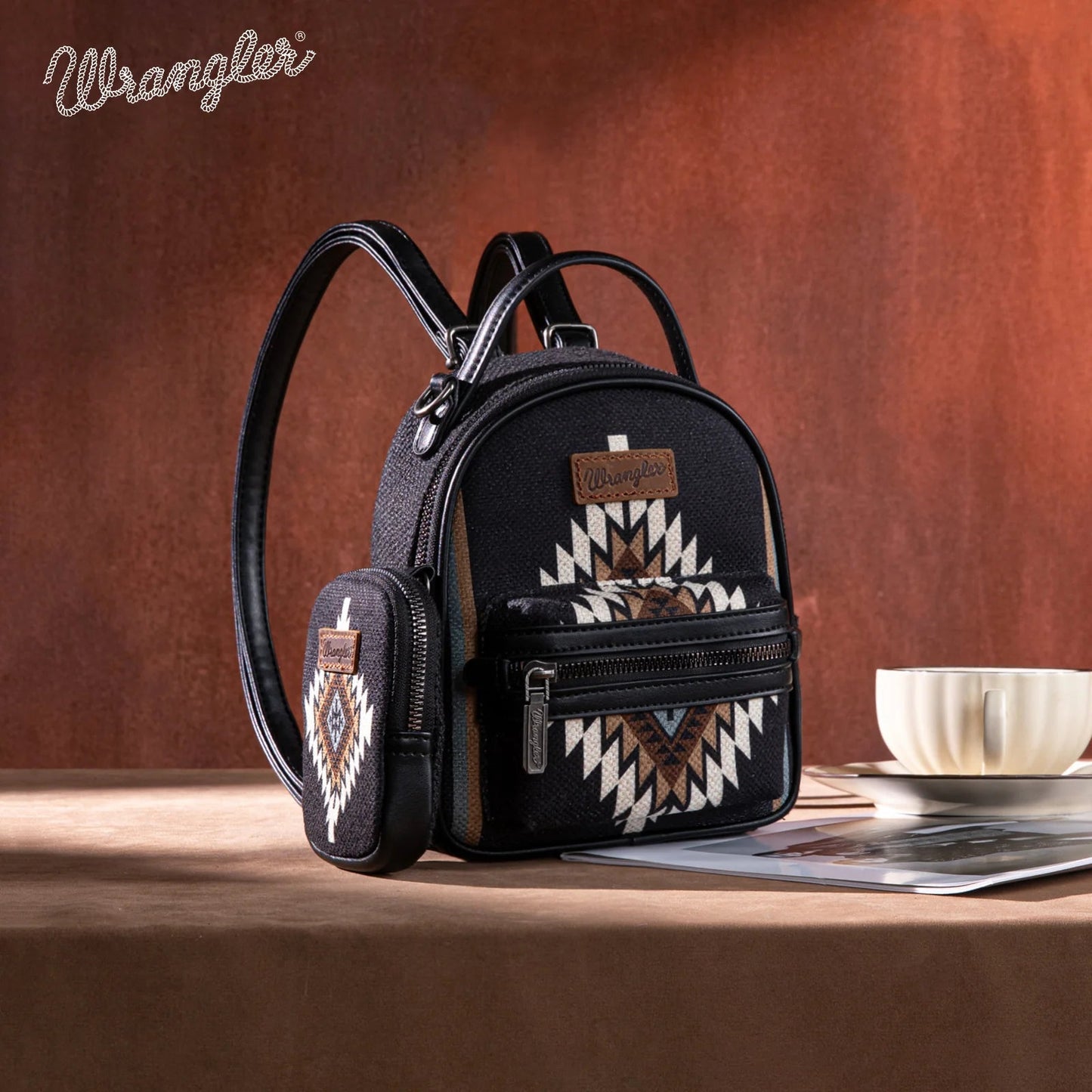 Wrangler Backpack- BLACK MINI