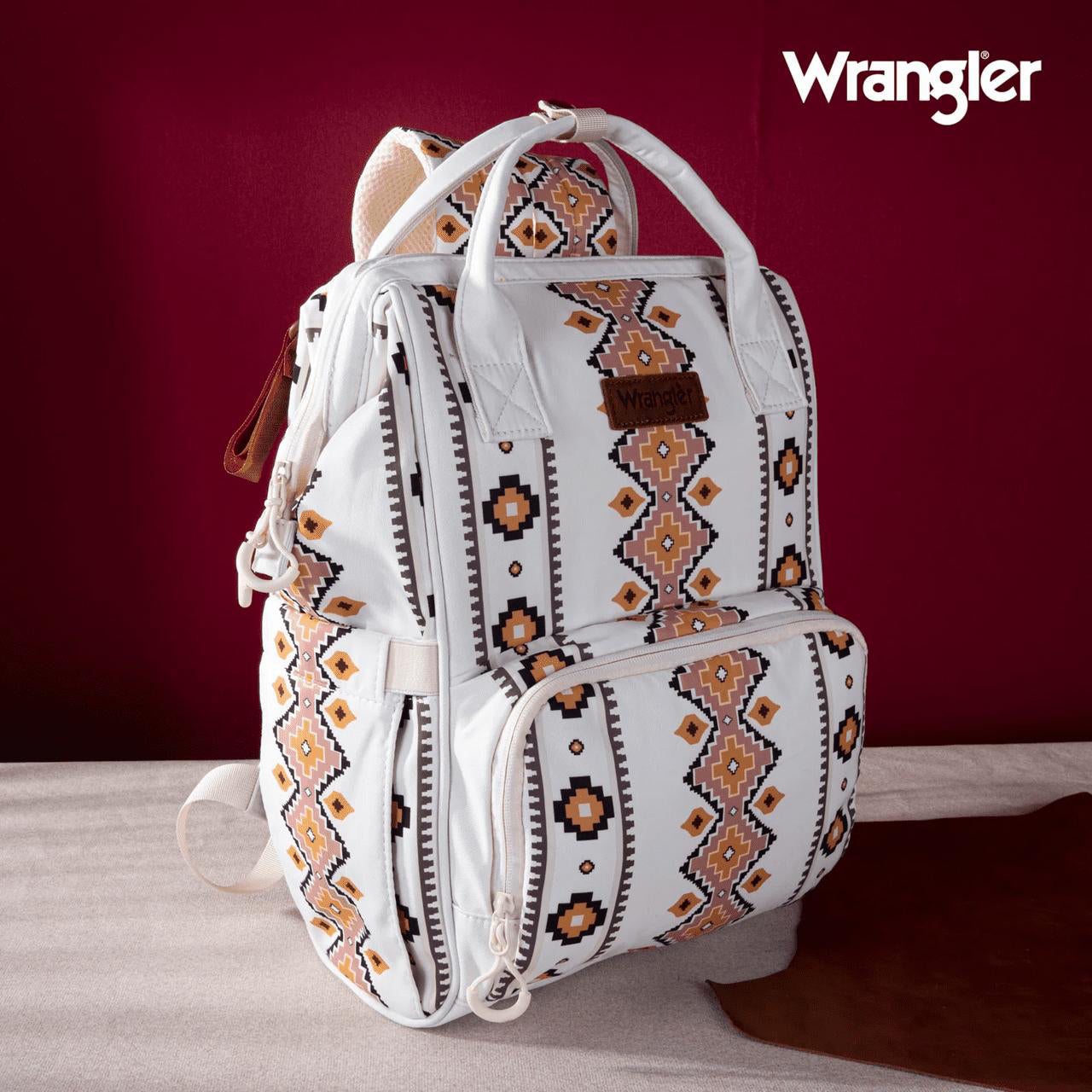Wrangler Women s Southwestern Print Canvas Backpack