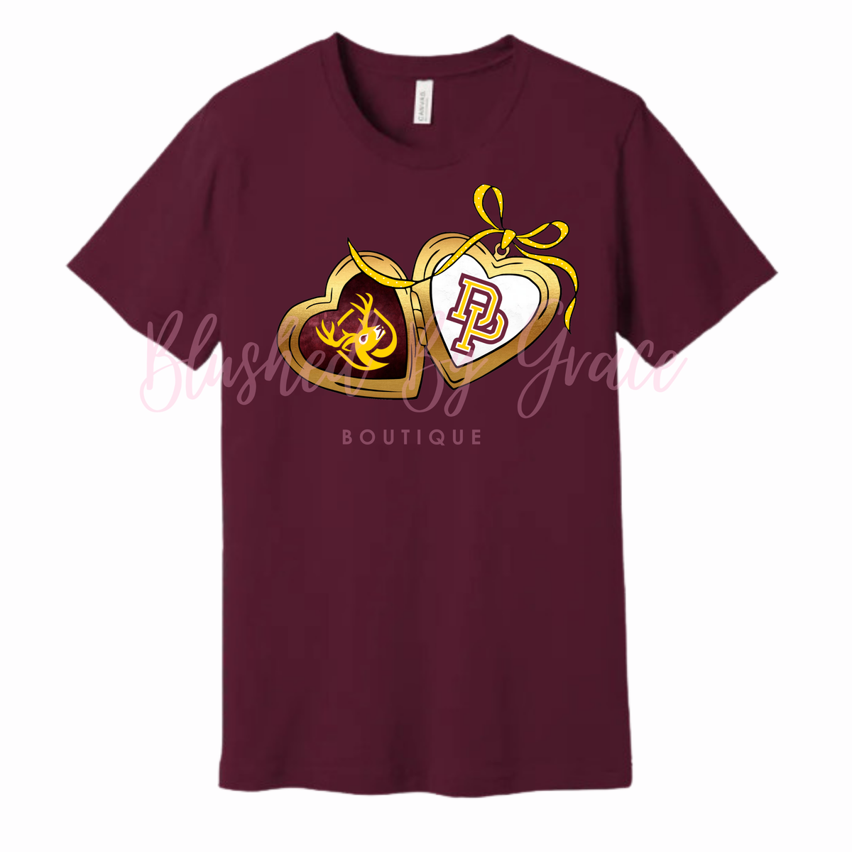 Deer Park Locket Maroon Shirt