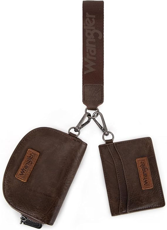 Wrangler Dual Wallets Wristlet