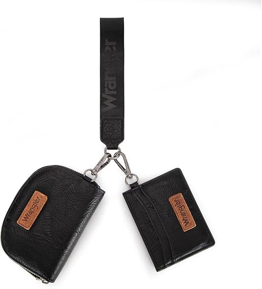 Wrangler Dual Wallets Wristlet