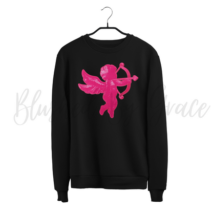 Pink Cupid Sequined Patch