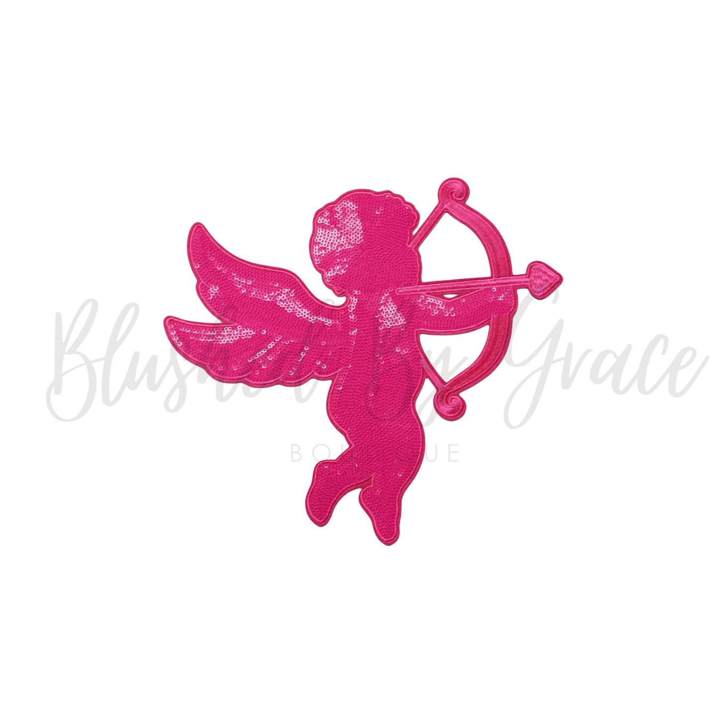 Pink Cupid Sequined Patch
