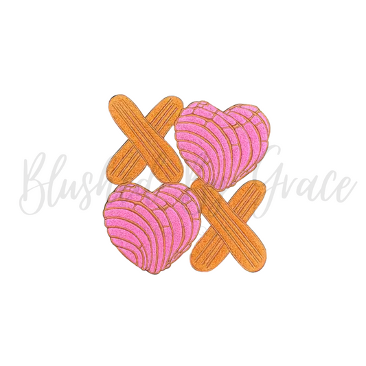 XOXO Churro Concha Chenille Patch
