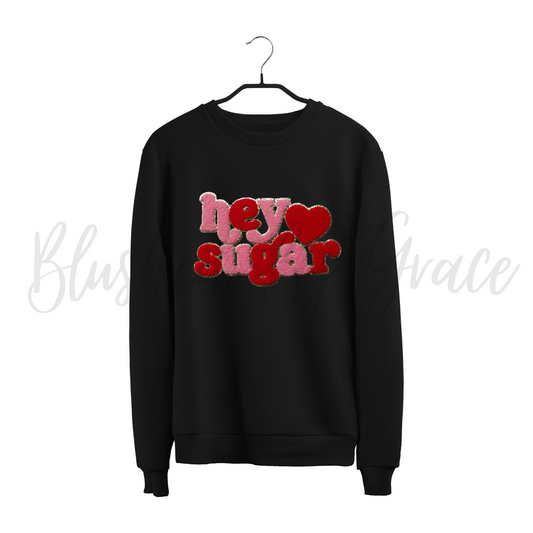 Hey Sugar Chenille Patch