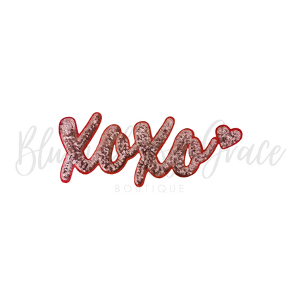 Pink XOXO Sequined Patch