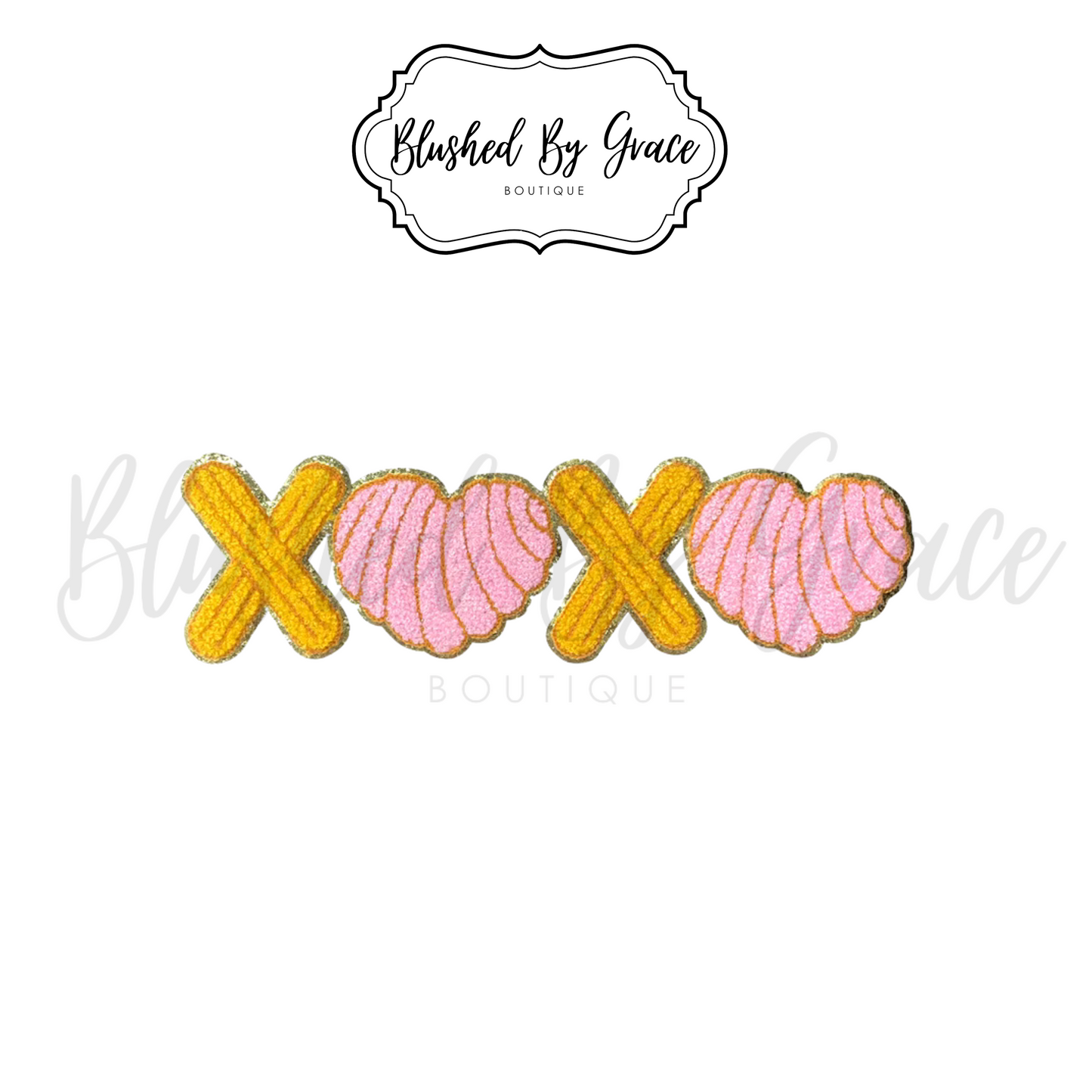 Small XOXO Concha Patch