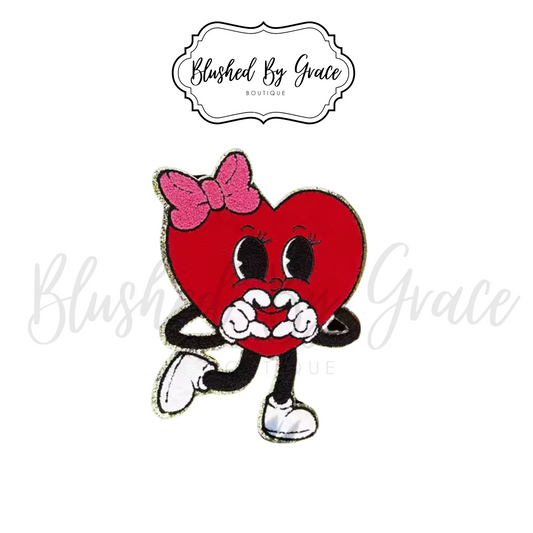 Girly Heart Patch