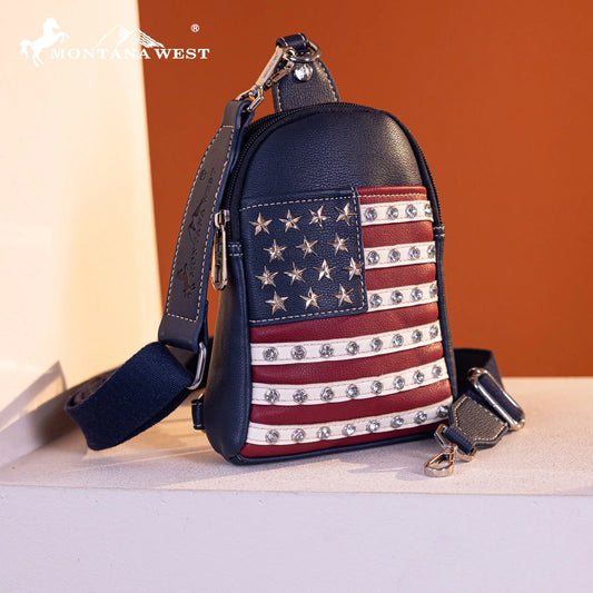 Montana West American Pride Collection Sling Bag