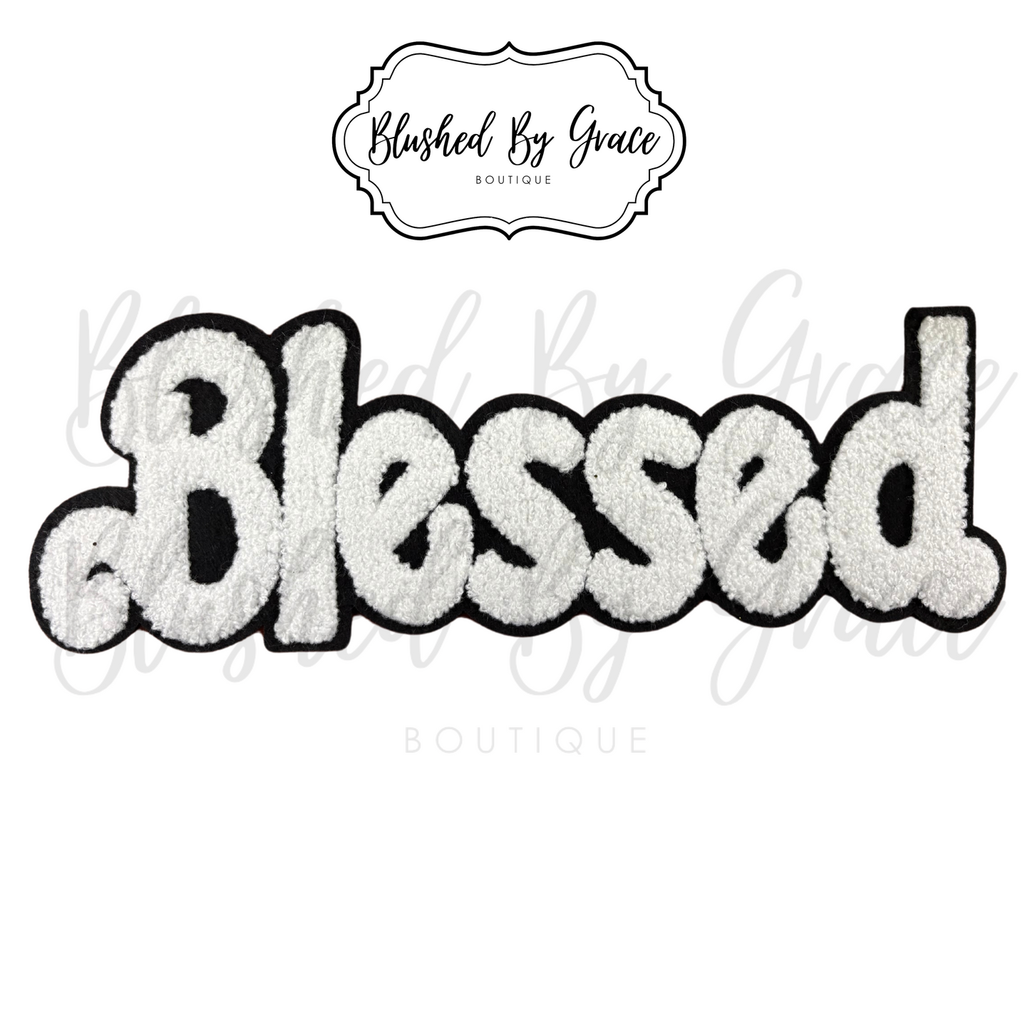 Black & White Blessed Patch