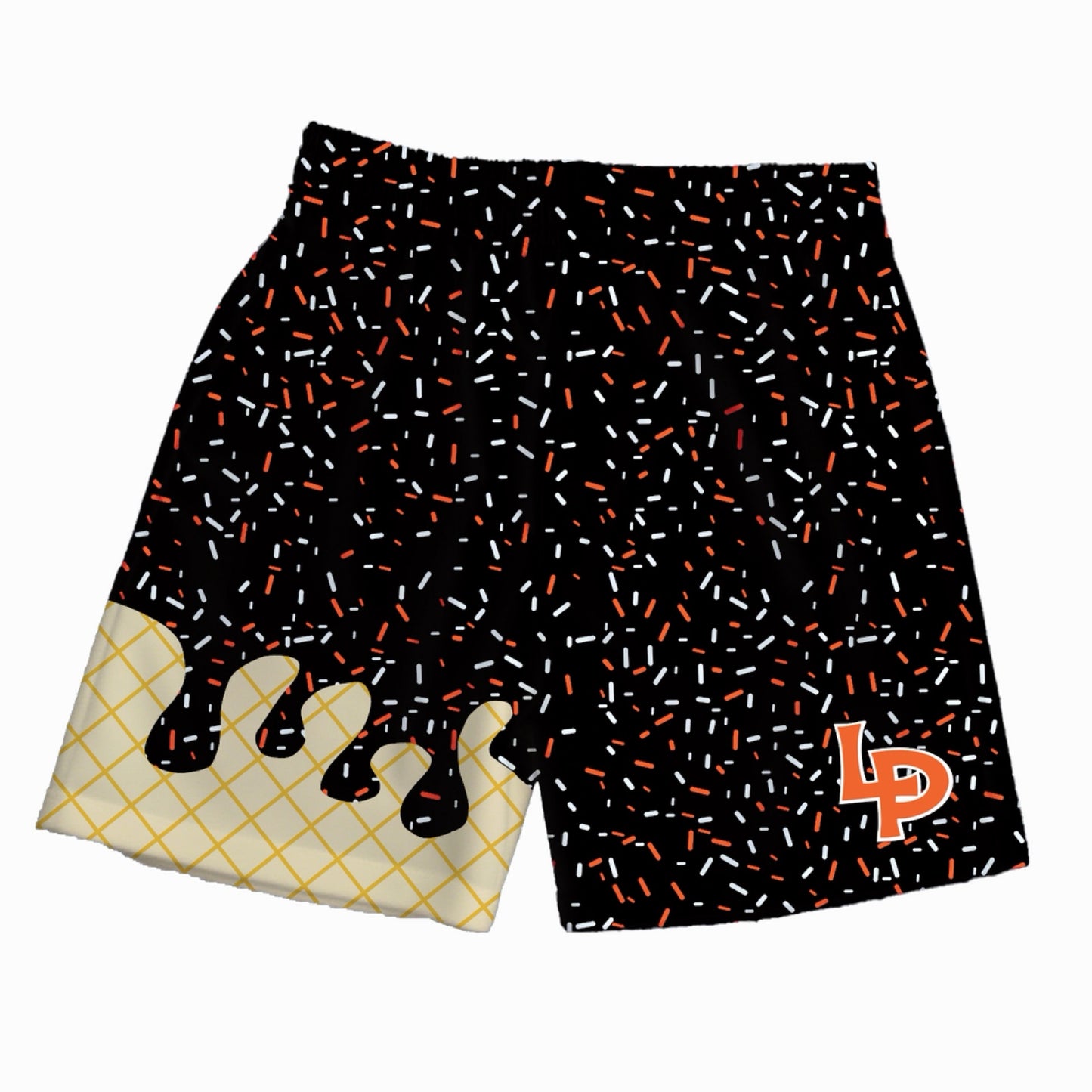 La Porte ice cream drip shorts