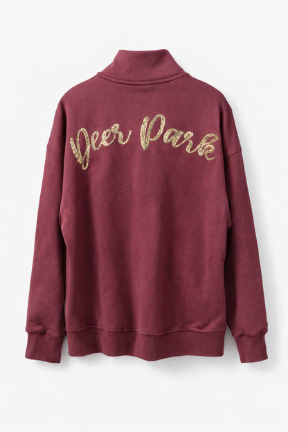 Sequined DP Quarter Zip