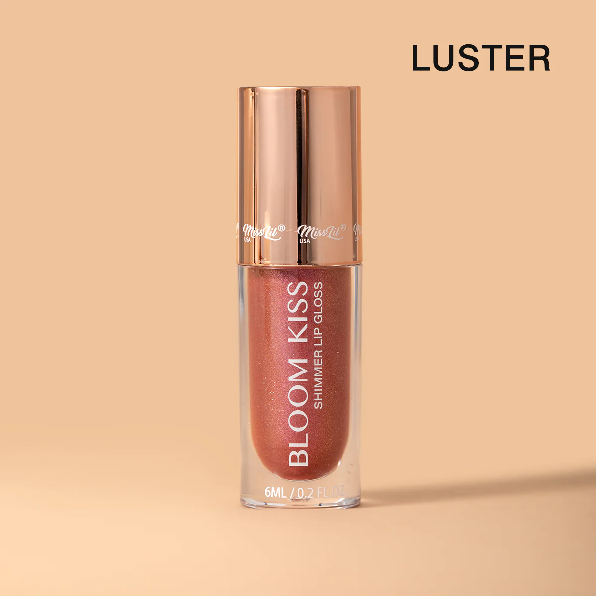 Bloom Kiss shimmer Lip Gloss Luster