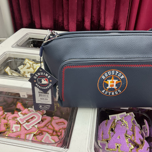 MLB Houston Astros Team Shoulder Bag/Crossbody- Navy Blue
