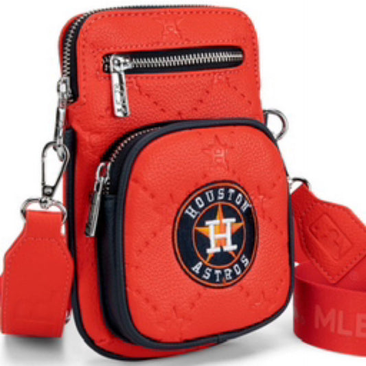 MLB Houston Astros Team Shoulder Bag/ Crossbody Bag  ORANGE
