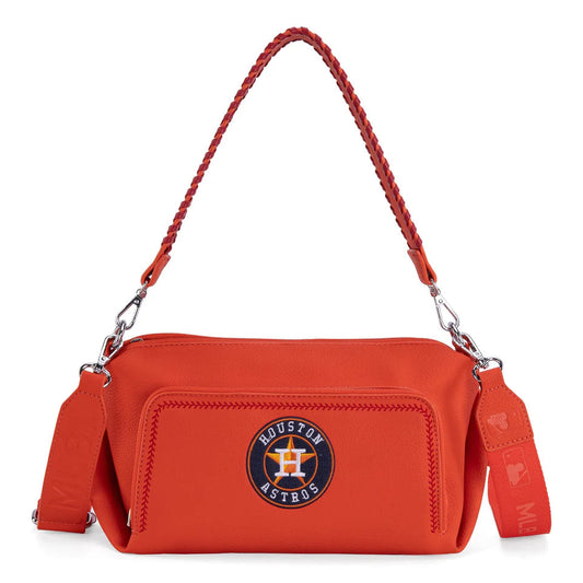 MLB Houston Astros Team Shoulder Bag/Crossbody- Orange