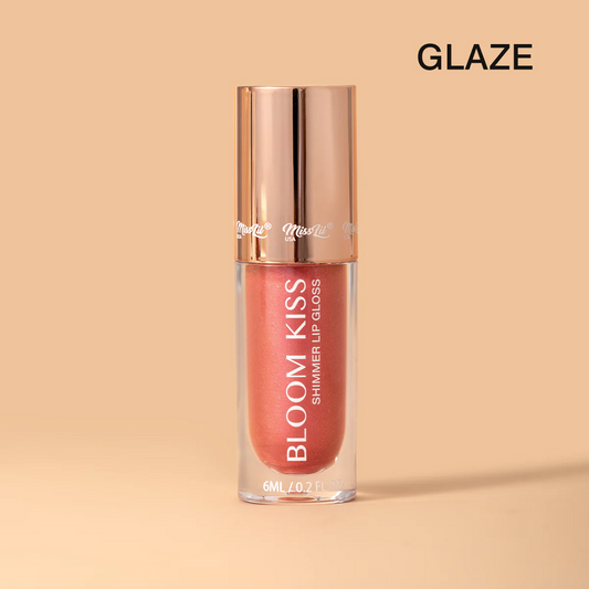 Bloom Kiss shimmer Lip Gloss Glaze